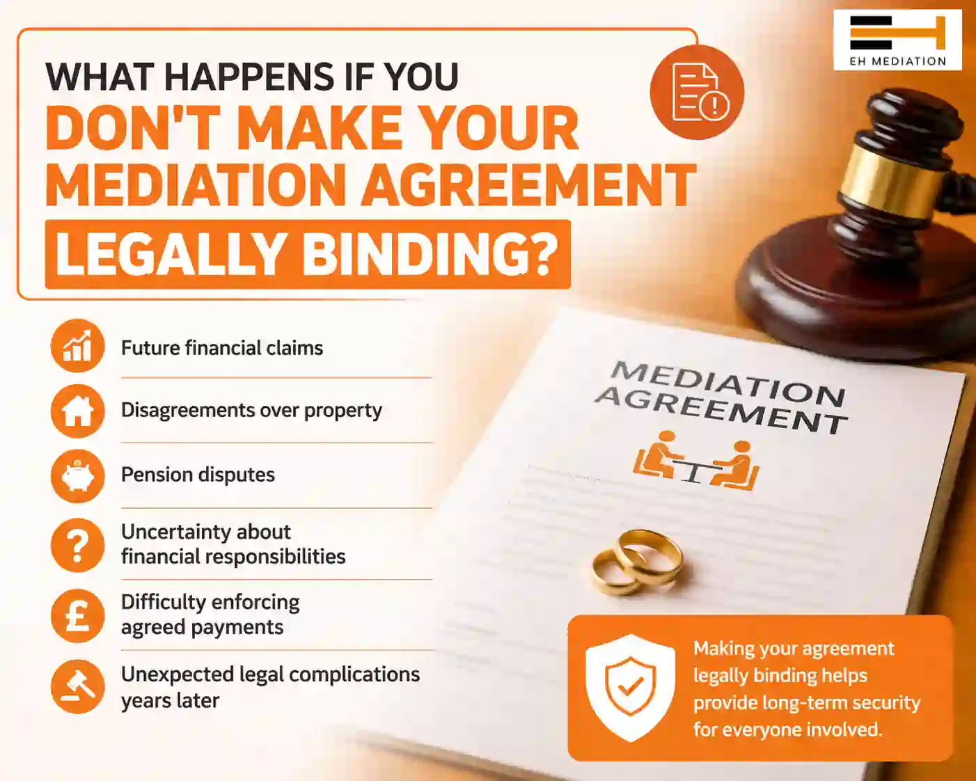 What Happens If You Don't Make Your Mediation Agreement Legally Binding Penarth?